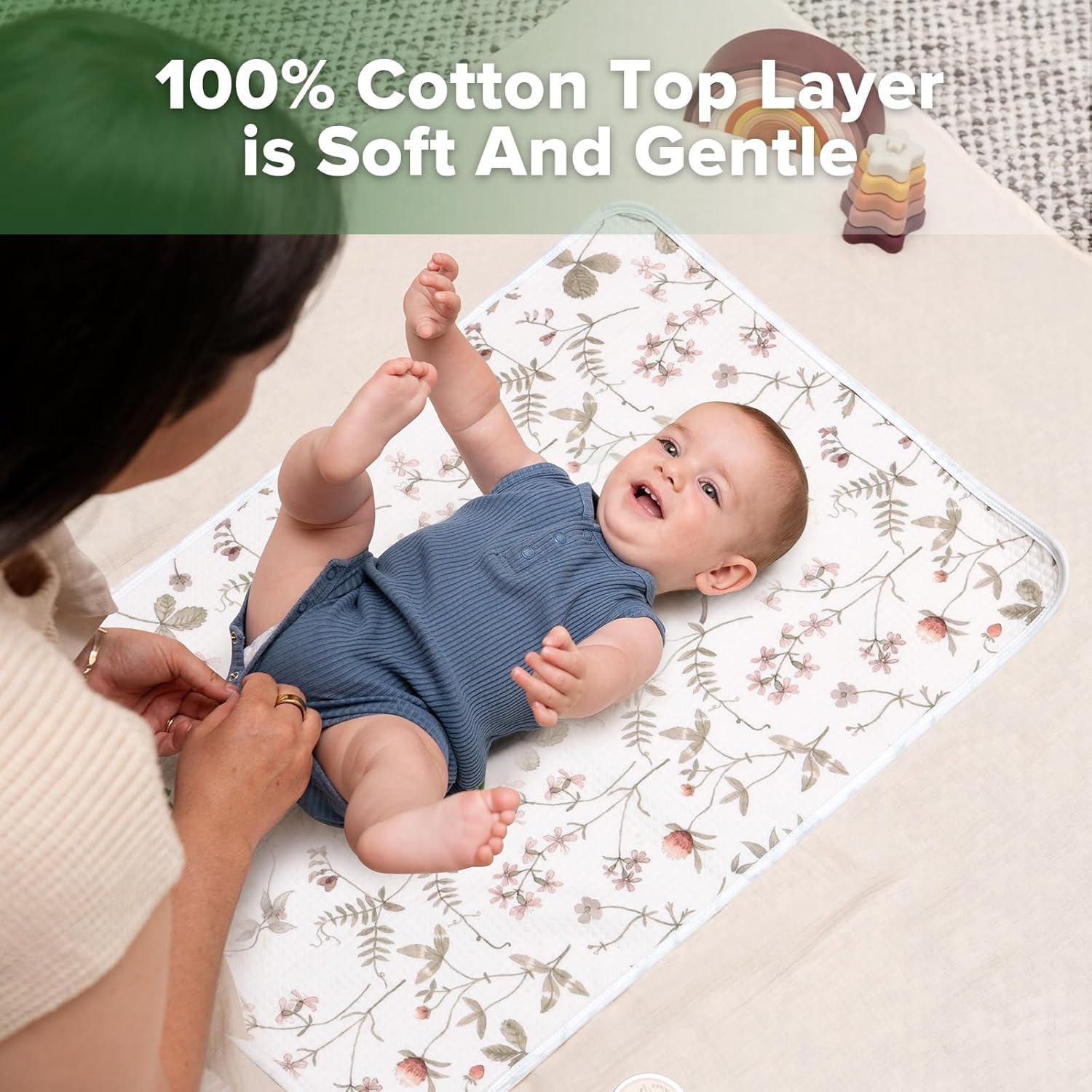 Forro de Cambiador Impermeable haakaa Jardín Vintage 49.5x69.9cm