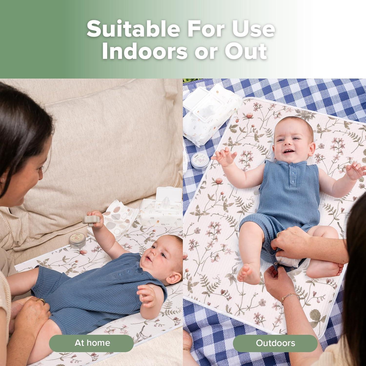 Forro de Cambiador Impermeable haakaa Jardín Vintage 49.5x69.9cm