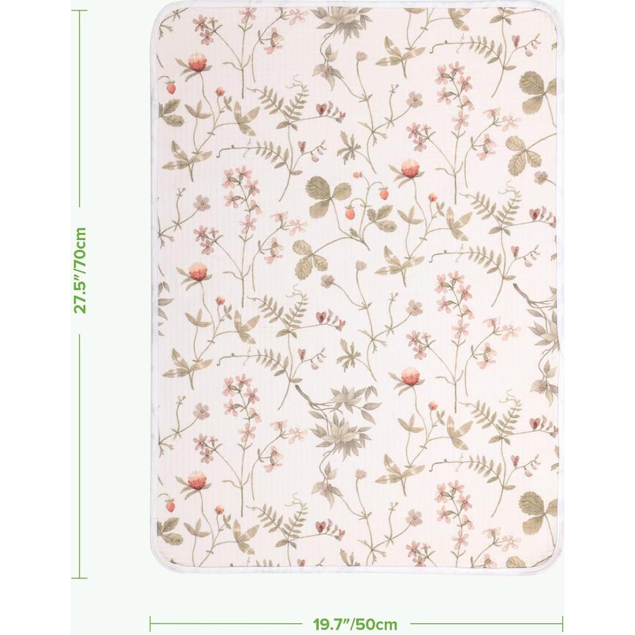 Forro de Cambiador Impermeable haakaa Jardín Vintage 49.5x69.9cm