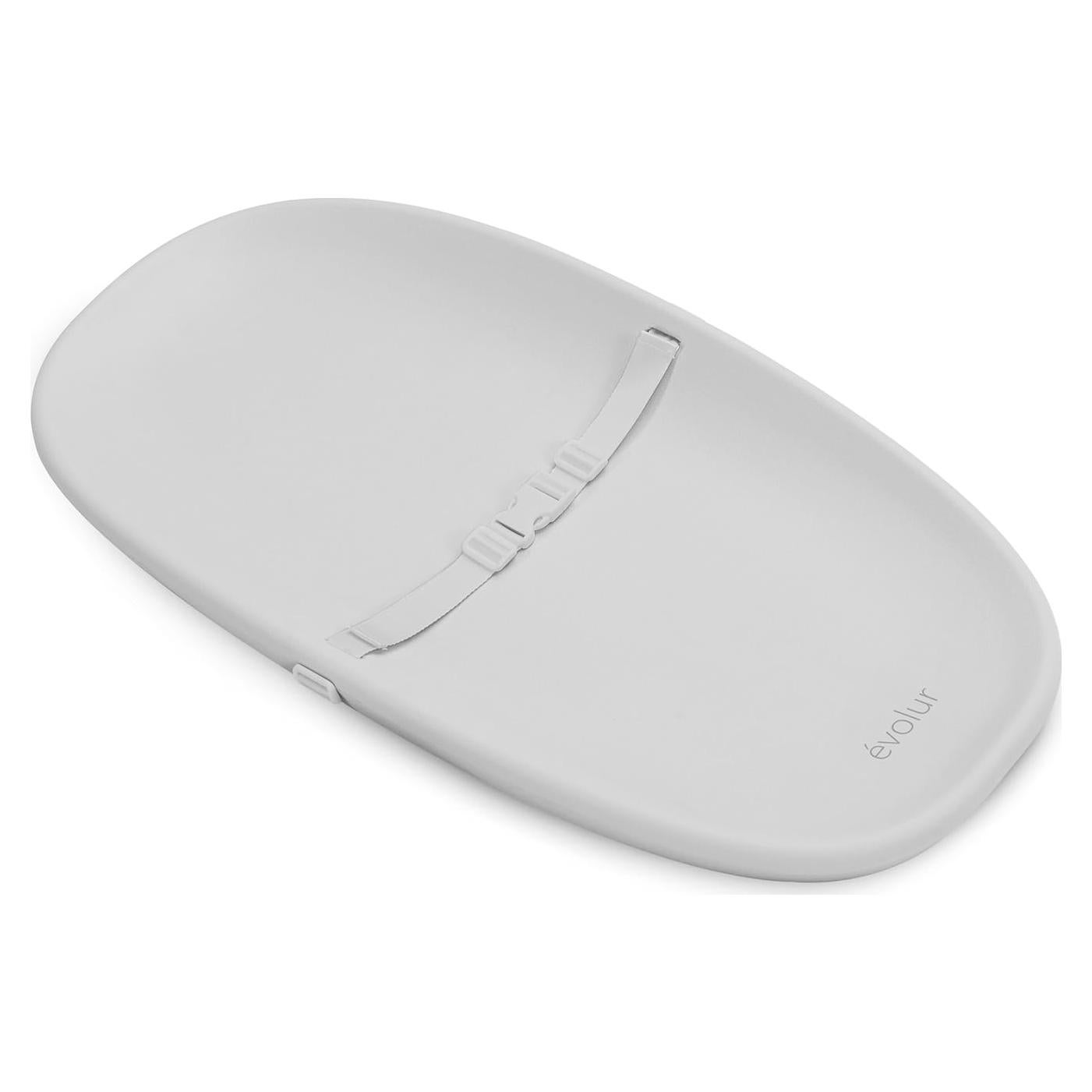 Almohadilla para Cambiar Bebés Evolur Eva Gris Claro 76x40 cm