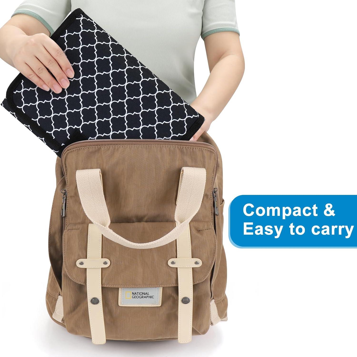 Almohadilla de Cambio de Pañales Portátil Accmor Geometría 63.5x33cm