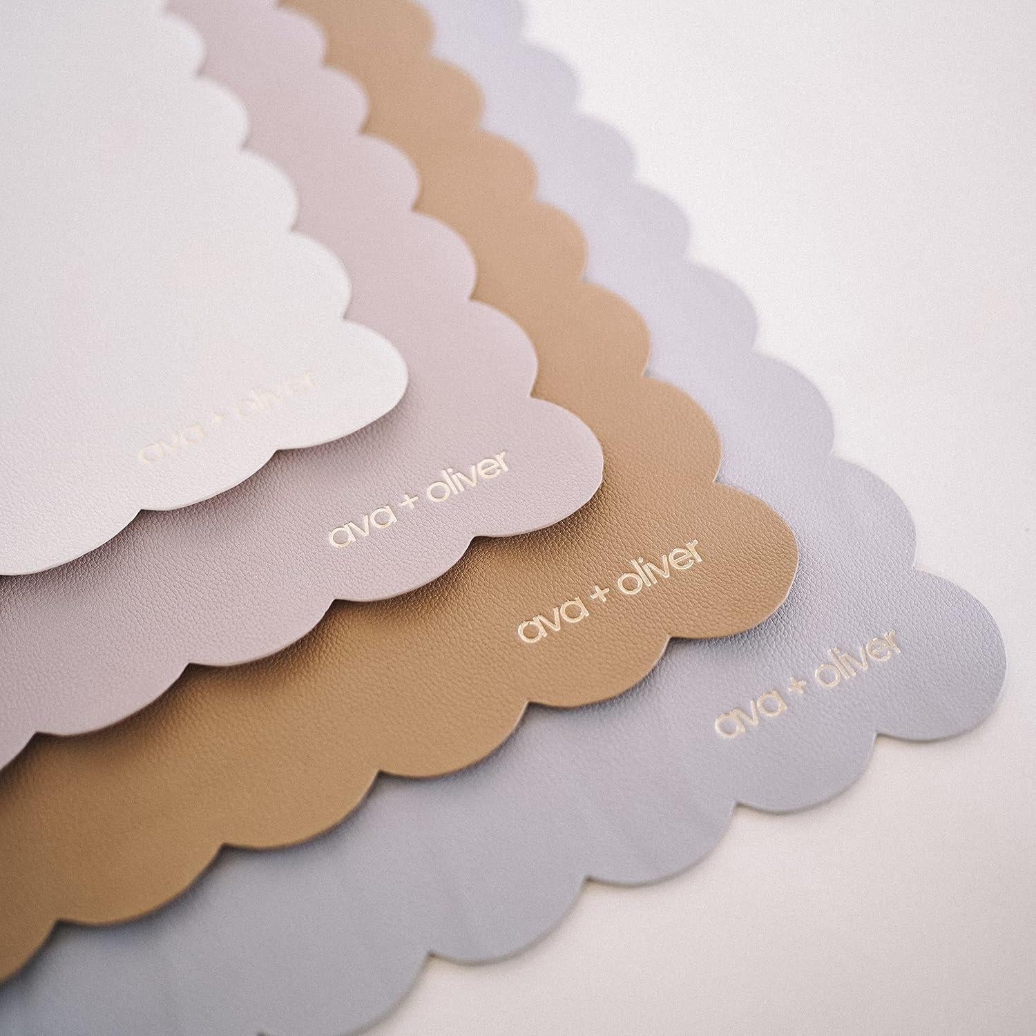 Alfombrilla de Cambio para Bebés AVA + OLIVER Cuero Vegano 40x76 cm