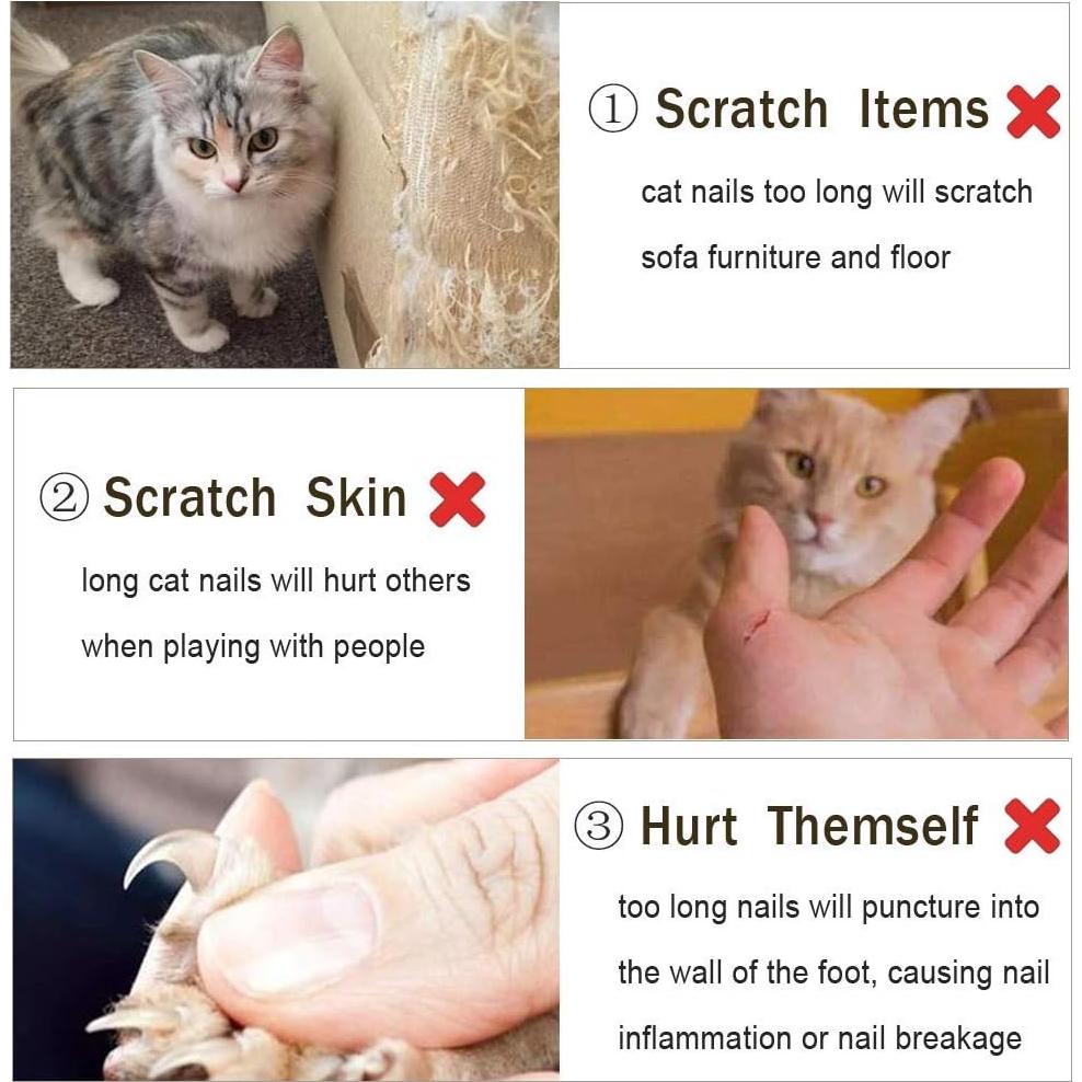 Cortauñas para Mascotas VICTHY - Acero Inoxidable, Antideslizante