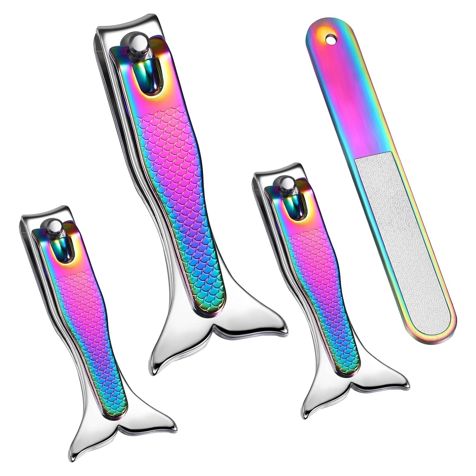 Conjunto de Cortadores de Uñas Sirena 4 Piezas Honoson