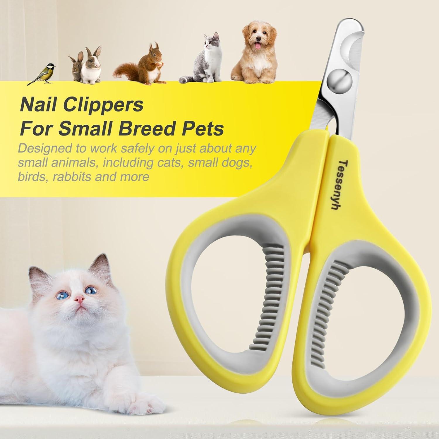 Cortador de Uñas Profesional Tessenyh para Gatos - Acero Inoxidable