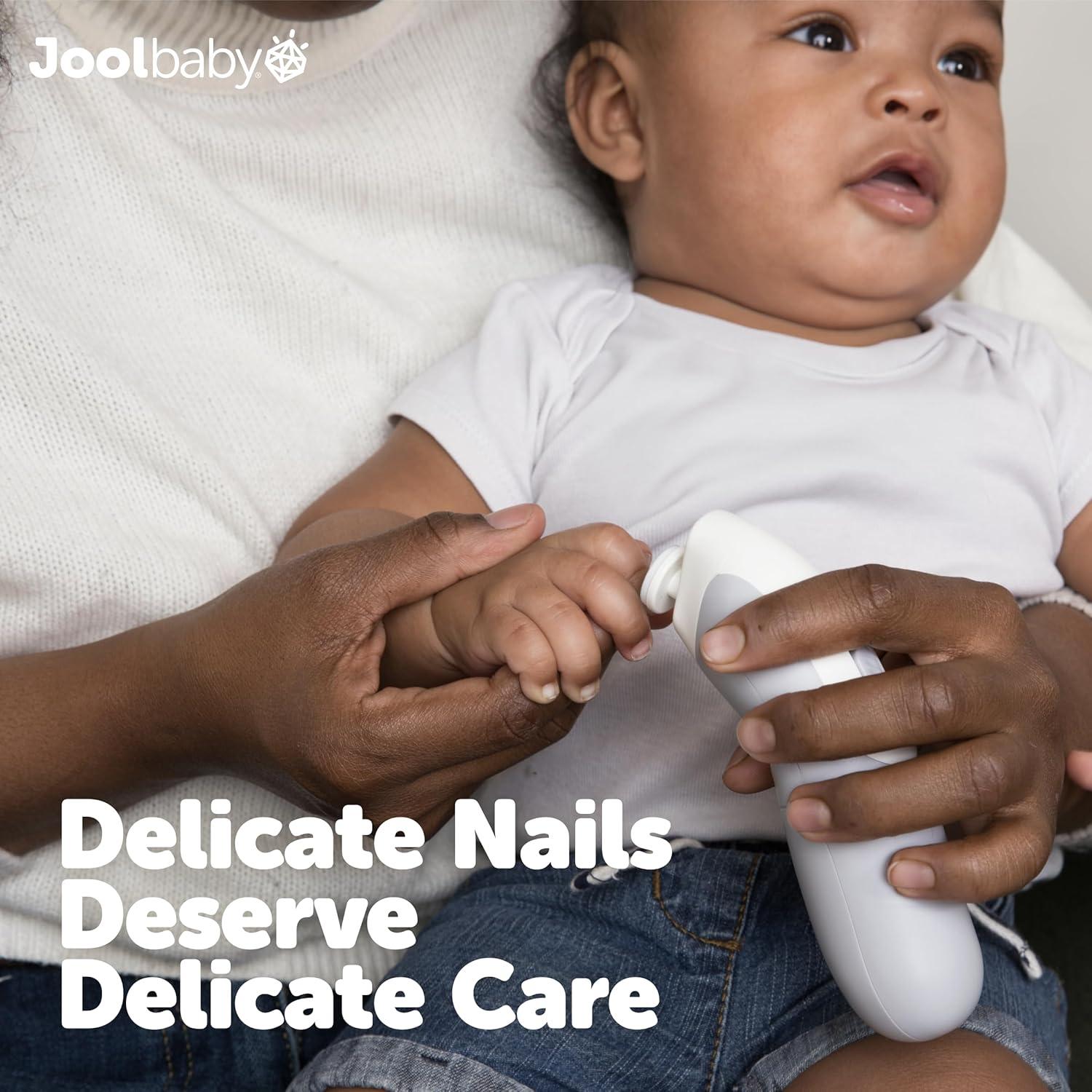 Lima de Uñas Eléctrica Jool Baby con Luz y 3 Cabezaes