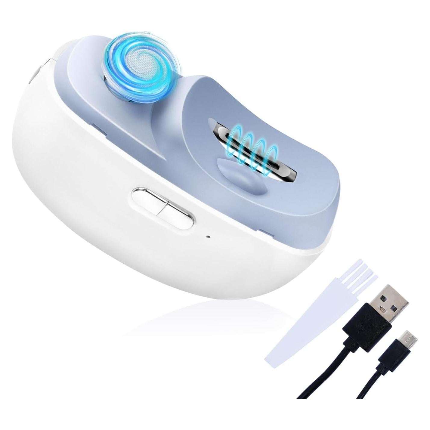 Cortador de Uñas Eléctrico BAI Stone 3 en 1 Recargable USB