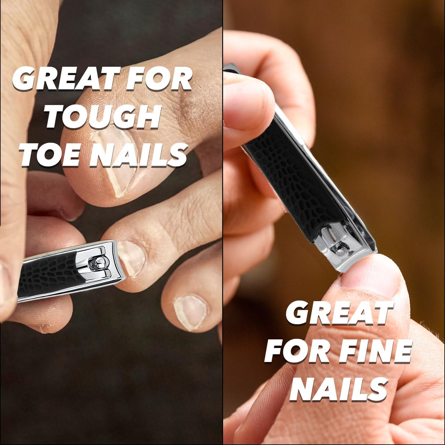 Juego de Cortauñas Antideslizante Giovanni Bresciani 2 Piezas