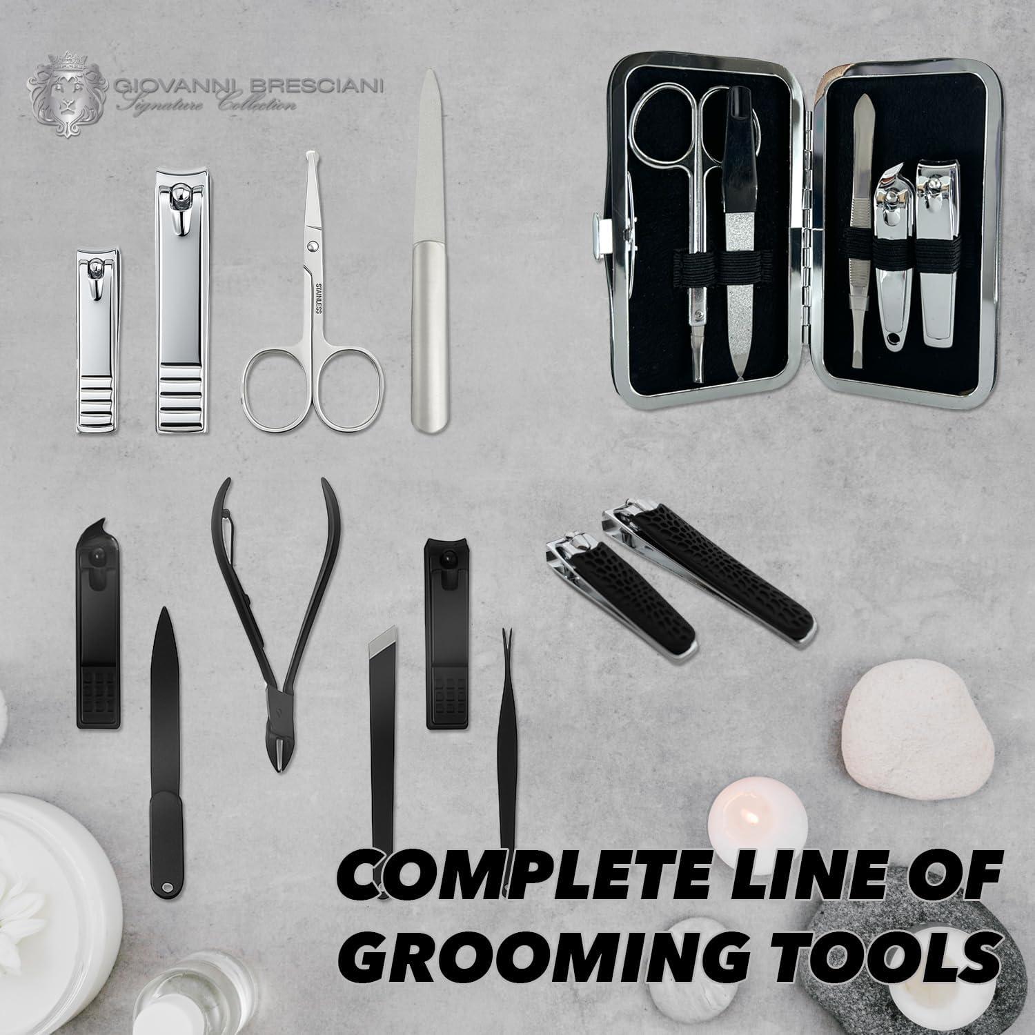 Juego de Cortauñas Antideslizante Giovanni Bresciani 2 Piezas