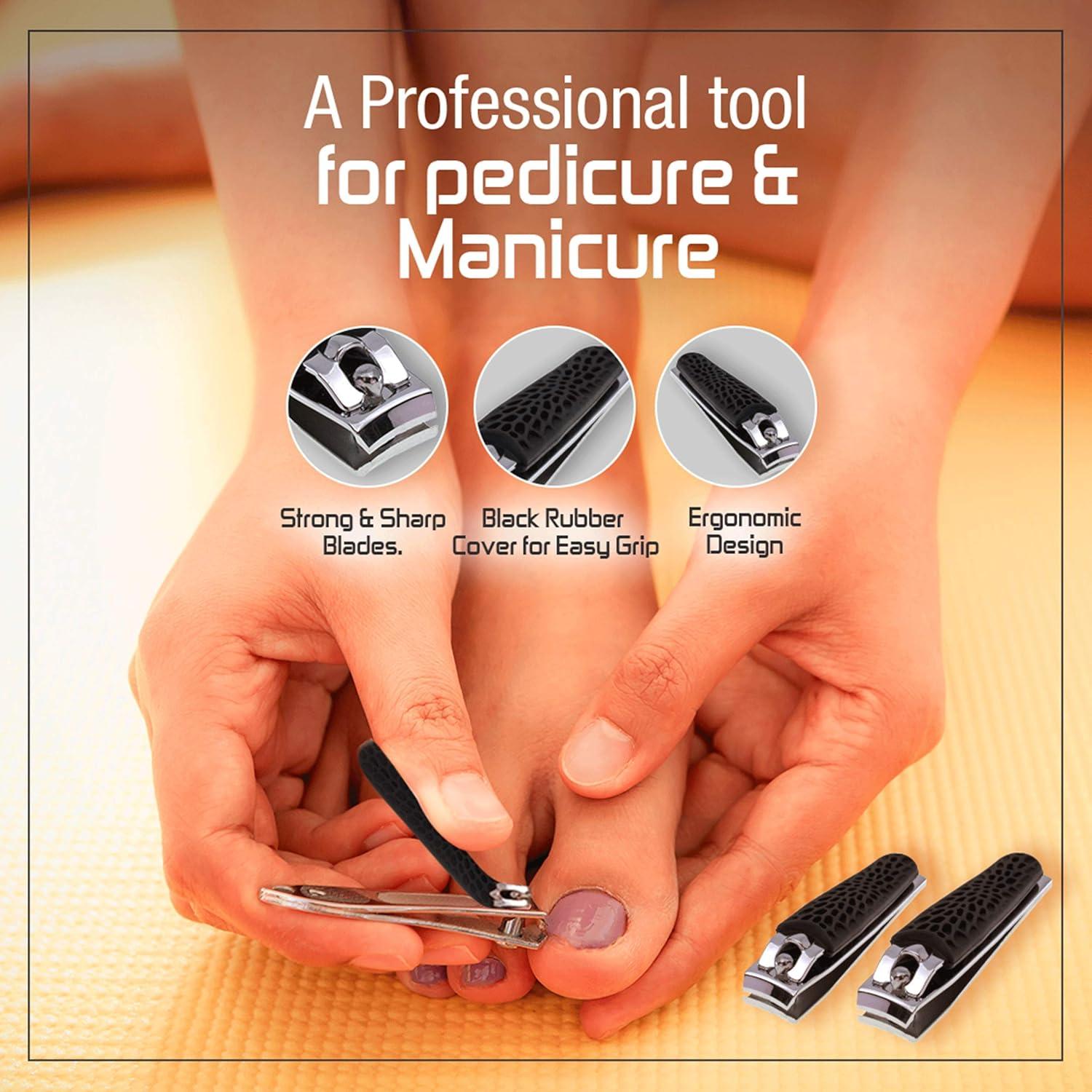 Juego de Cortauñas Antideslizante Giovanni Bresciani 2 Piezas