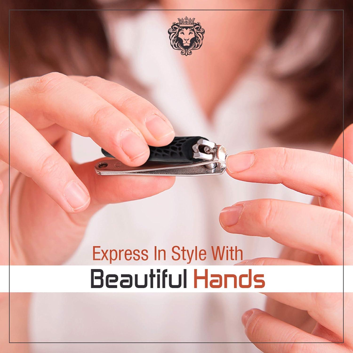 Juego de Cortauñas Antideslizante Giovanni Bresciani 2 Piezas