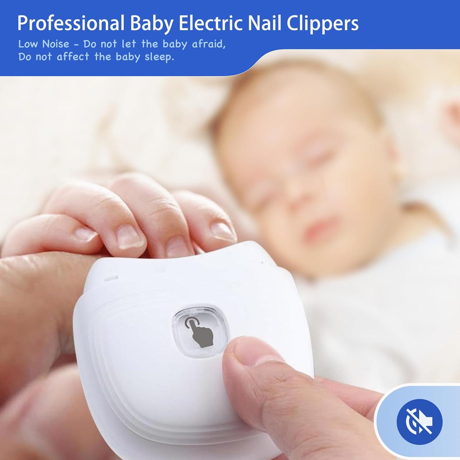 Cortador de Uñas Eléctrico CALSON Recargable USB con Luz LED