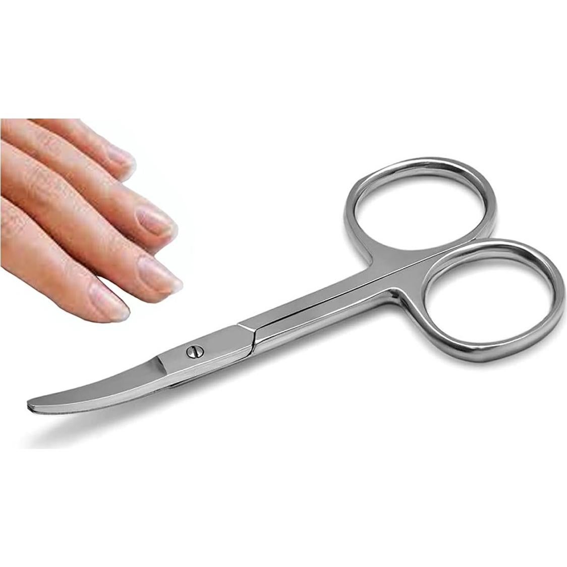 Tijeras de Uñas Sunlike UK 11.43 cm Punta Redonda Acero Inoxidable