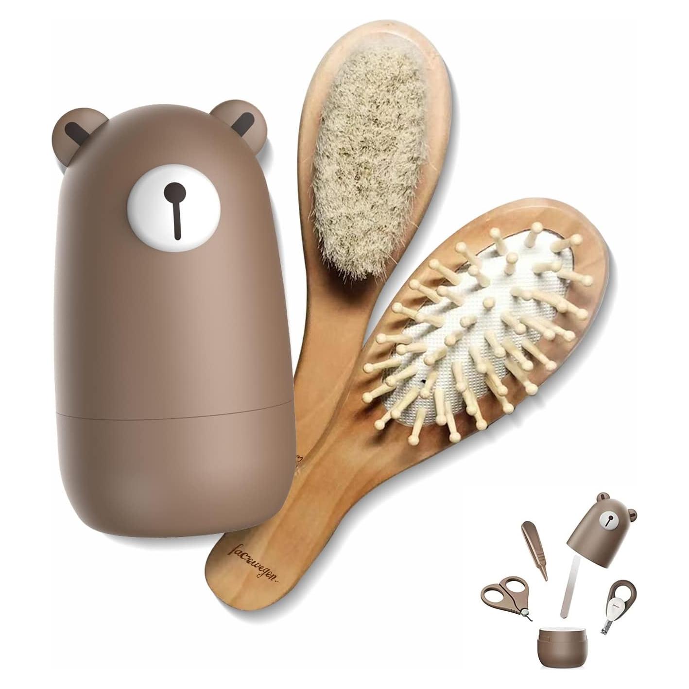 Set de Aseo para Bebés 6 en 1 APN - Madera Natural