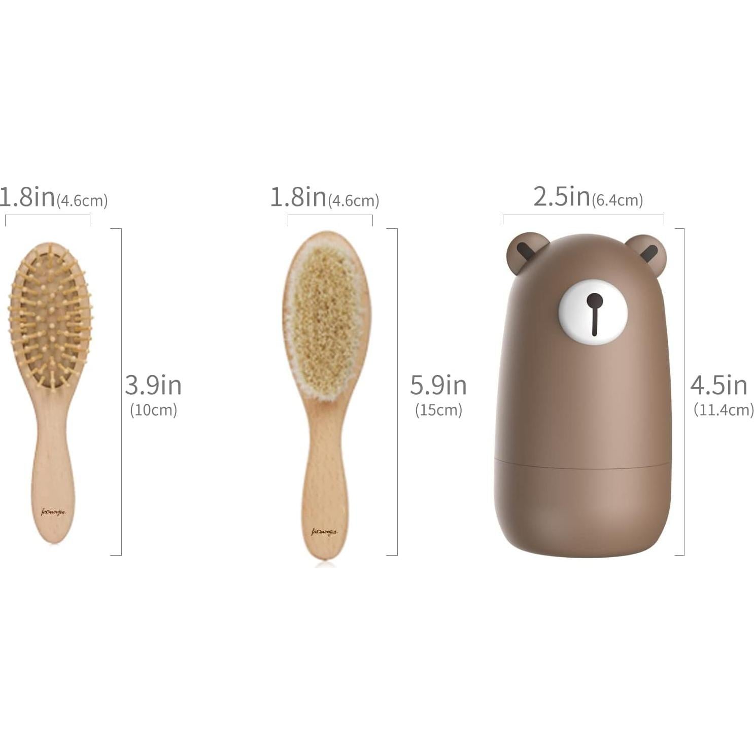 Set de Aseo para Bebés 6 en 1 APN - Madera Natural