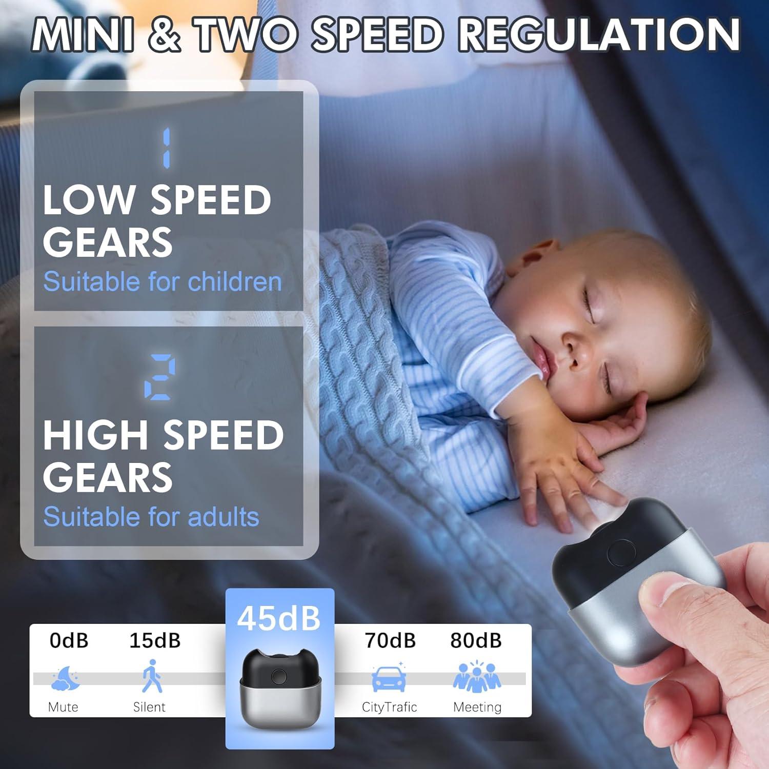 Cortador de Uñas Eléctrico LOQOMI con Luz LED y 2 Velocidades