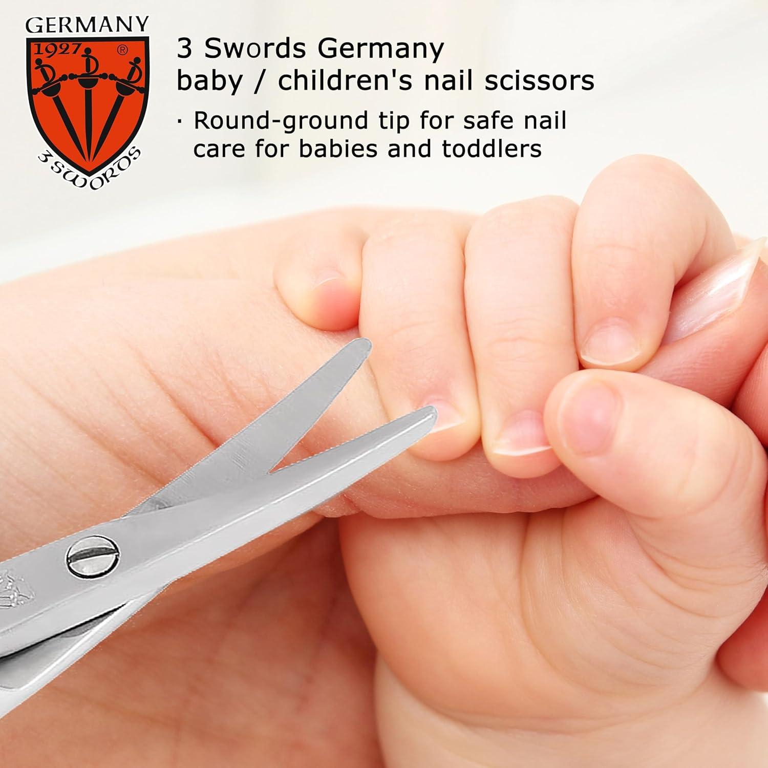 Tijeras de Uñas para Bebés 3 Espadas Alemania - Estuche Corbi