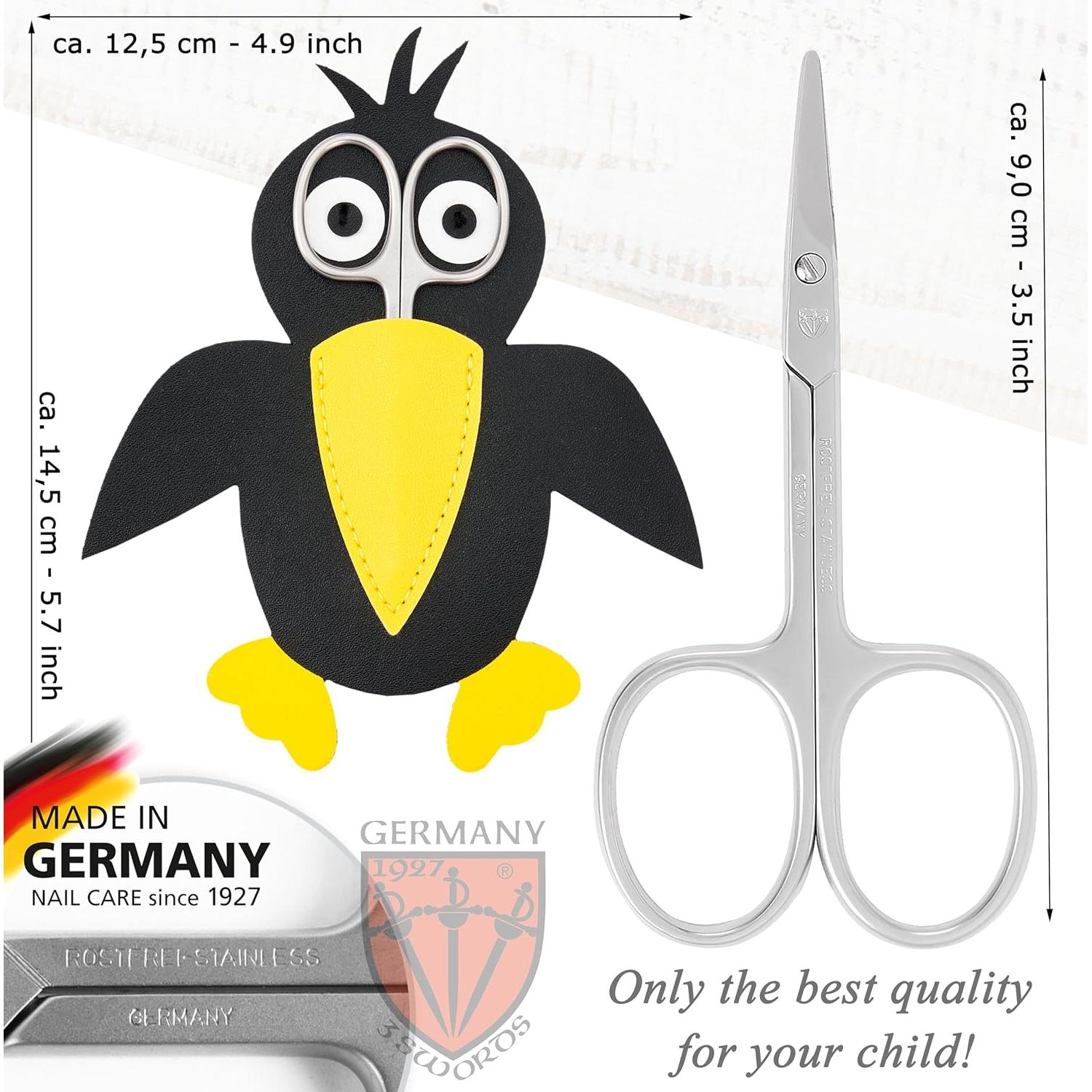 Tijeras de Uñas para Bebés 3 Espadas Alemania - Estuche Corbi