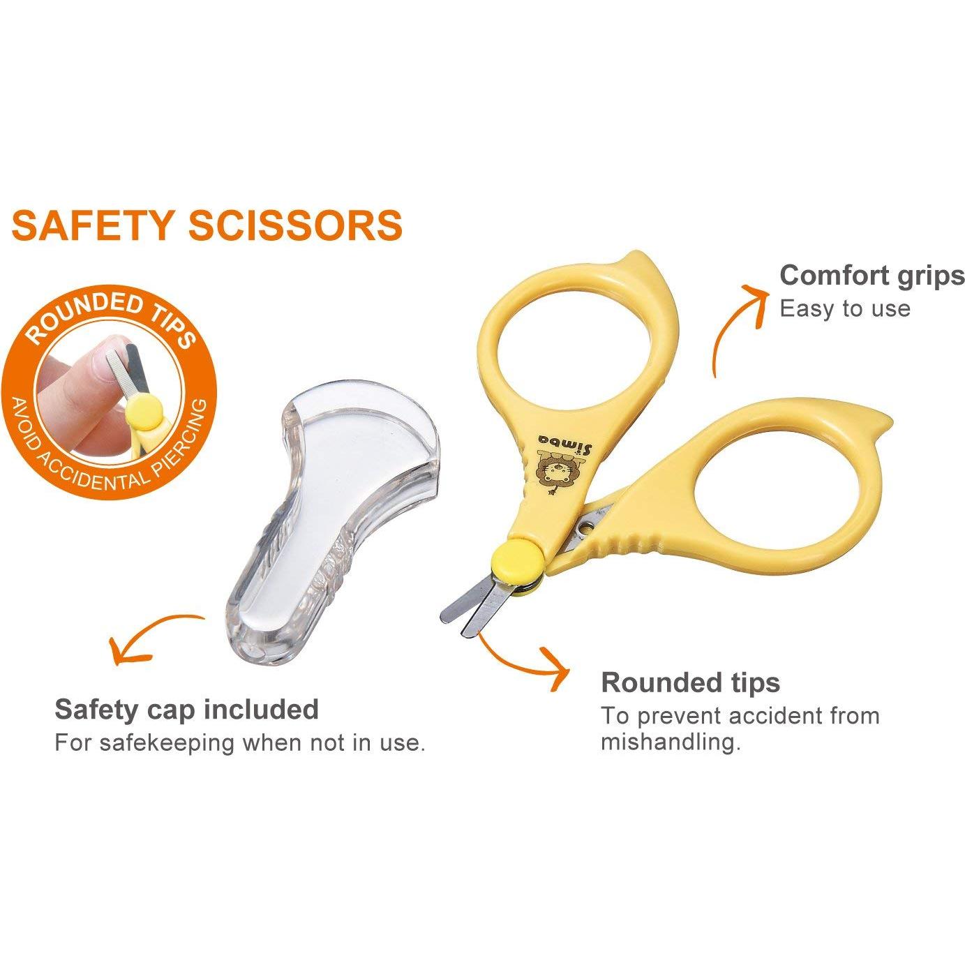 Tijeras de Seguridad Simba Baby - Punta Redonda - Acero Inoxidable