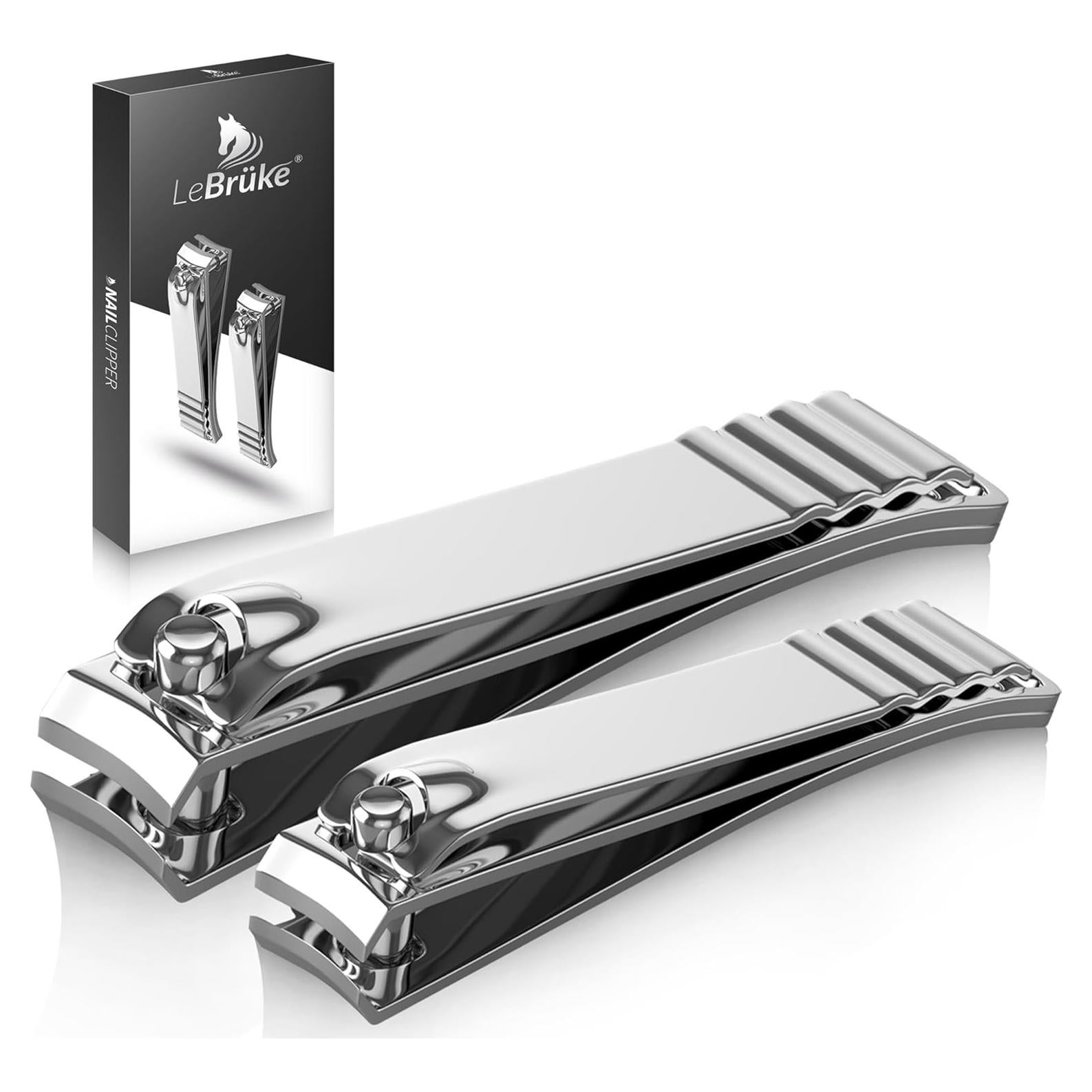 Juego de Cortauñas Lebrücke - Cuchilla Ultra Afilada - 2 Tamaños