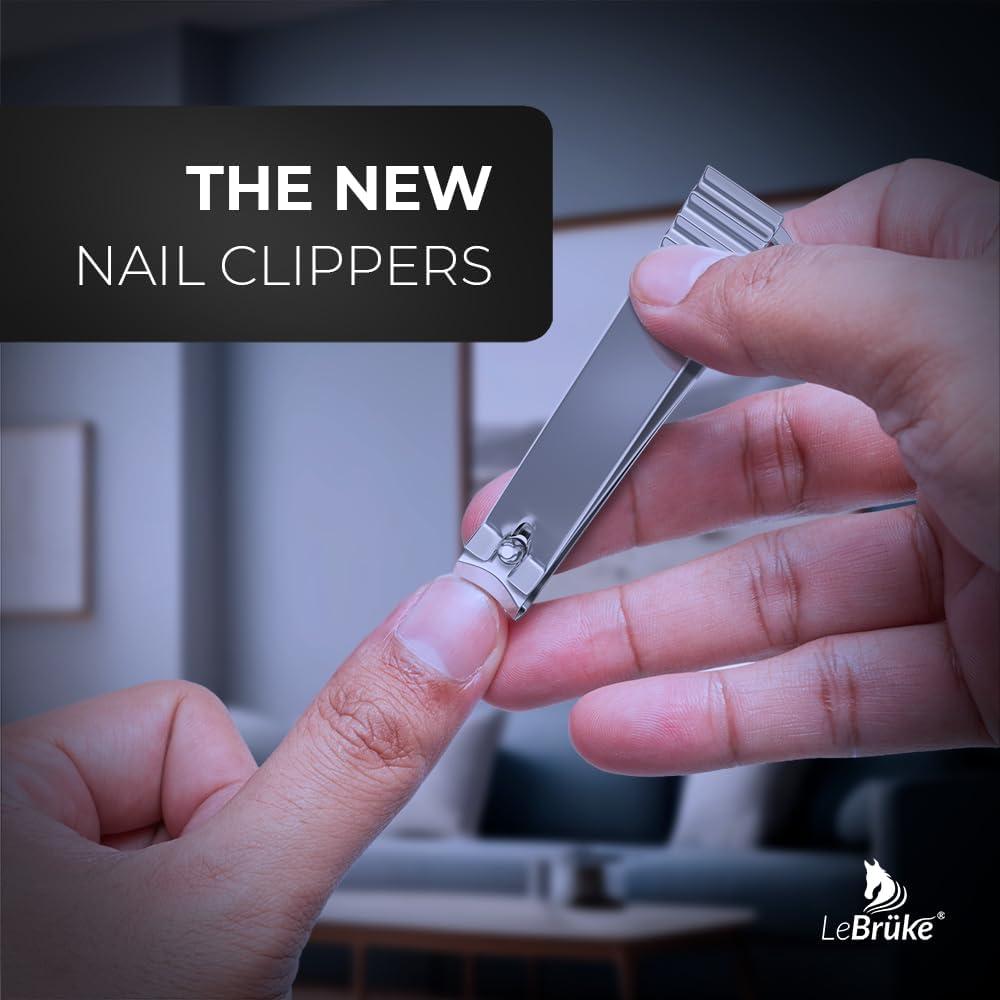 Juego de Cortauñas Lebrücke - Cuchilla Ultra Afilada - 2 Tamaños