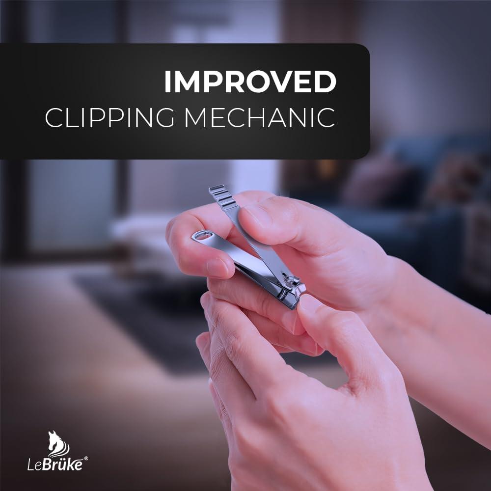 Juego de Cortauñas Lebrücke - Cuchilla Ultra Afilada - 2 Tamaños