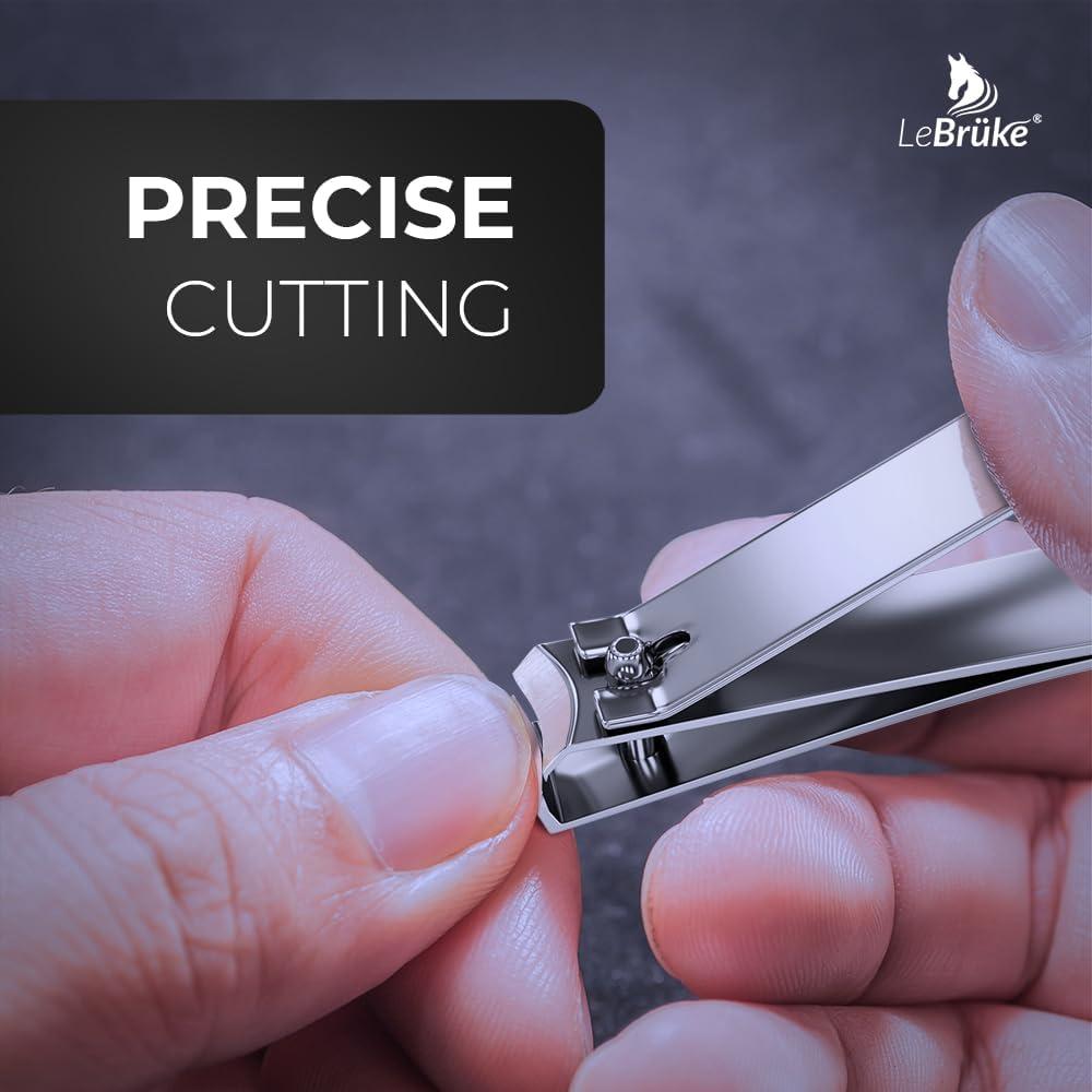 Juego de Cortauñas Lebrücke - Cuchilla Ultra Afilada - 2 Tamaños