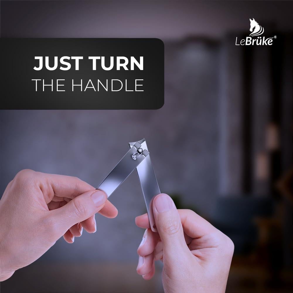 Juego de Cortauñas Lebrücke - Cuchilla Ultra Afilada - 2 Tamaños