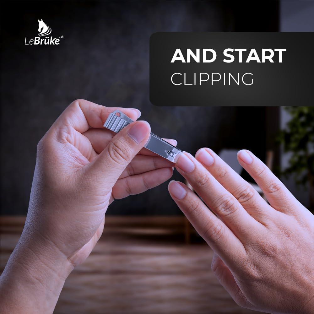 Juego de Cortauñas Lebrücke - Cuchilla Ultra Afilada - 2 Tamaños