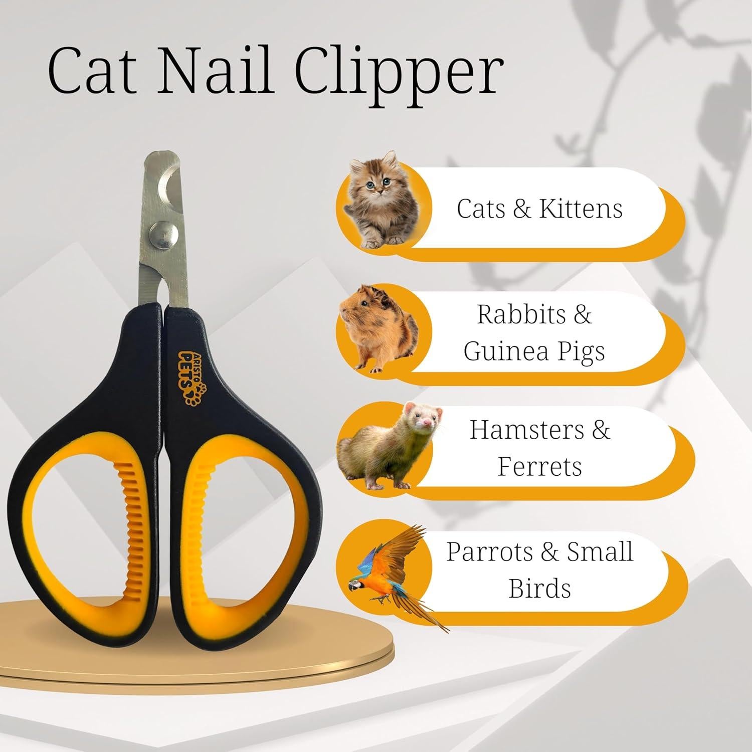 Cortauñas Profesional para Gatos Turtlefeet - Acero Inoxidable