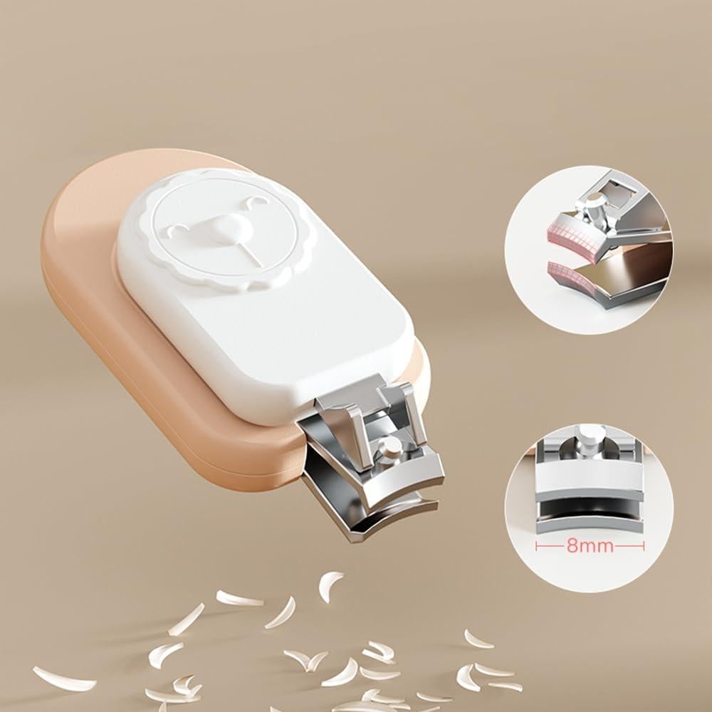 Kit de Cuidado de Uñas para Bebés Kinderia 4 en 1 Rosa