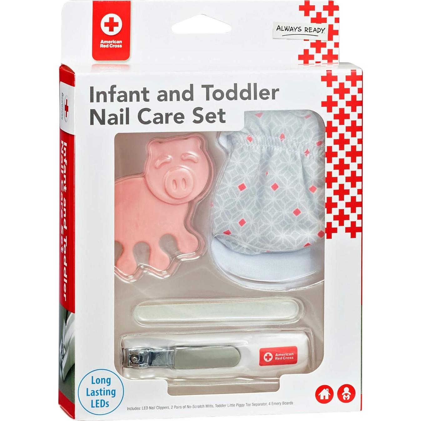 Conjunto de Cuidado de Uñas para Bebés Cruz Roja Americana