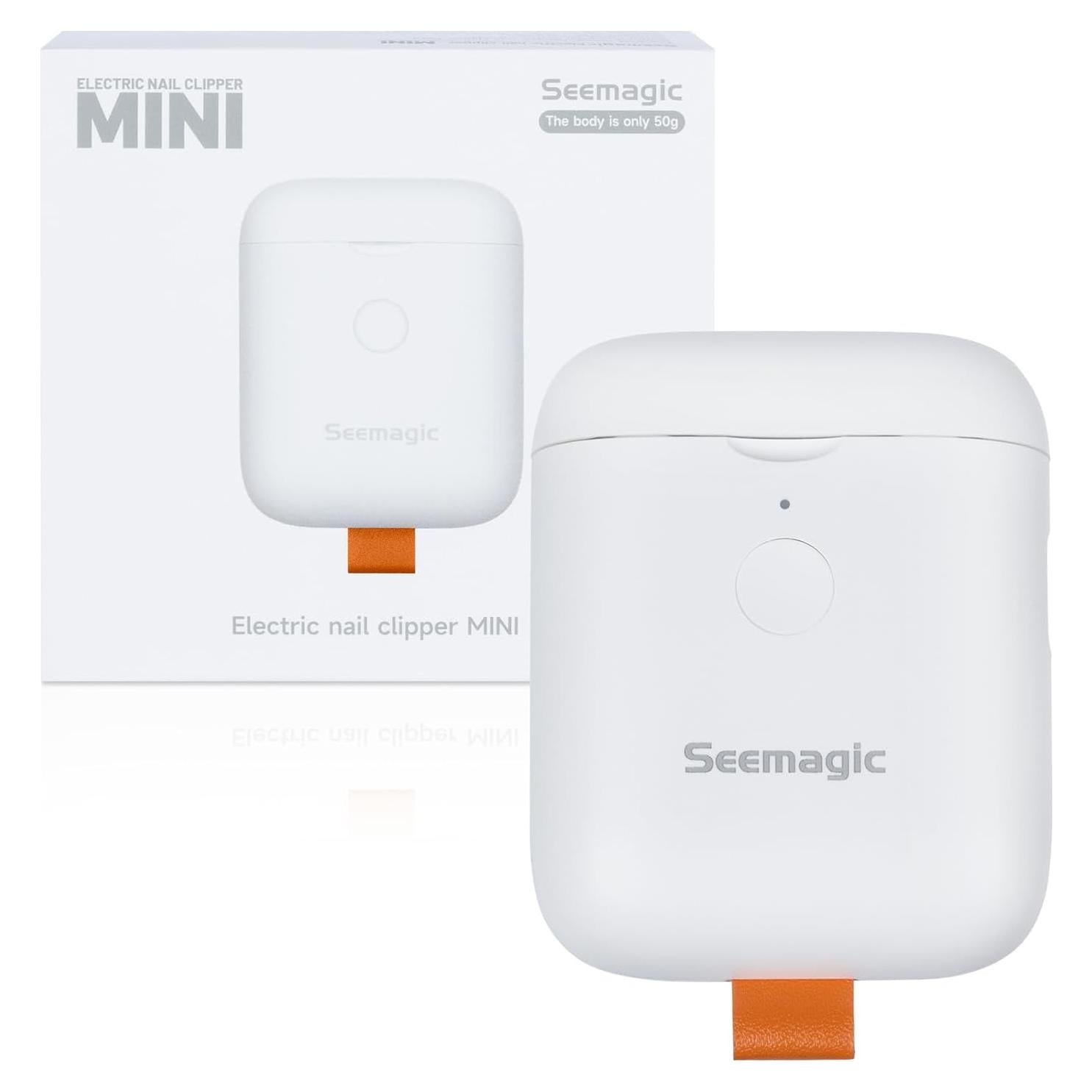 Cortador de Uñas Eléctrico Seemagic XT 901430 con Luz LED