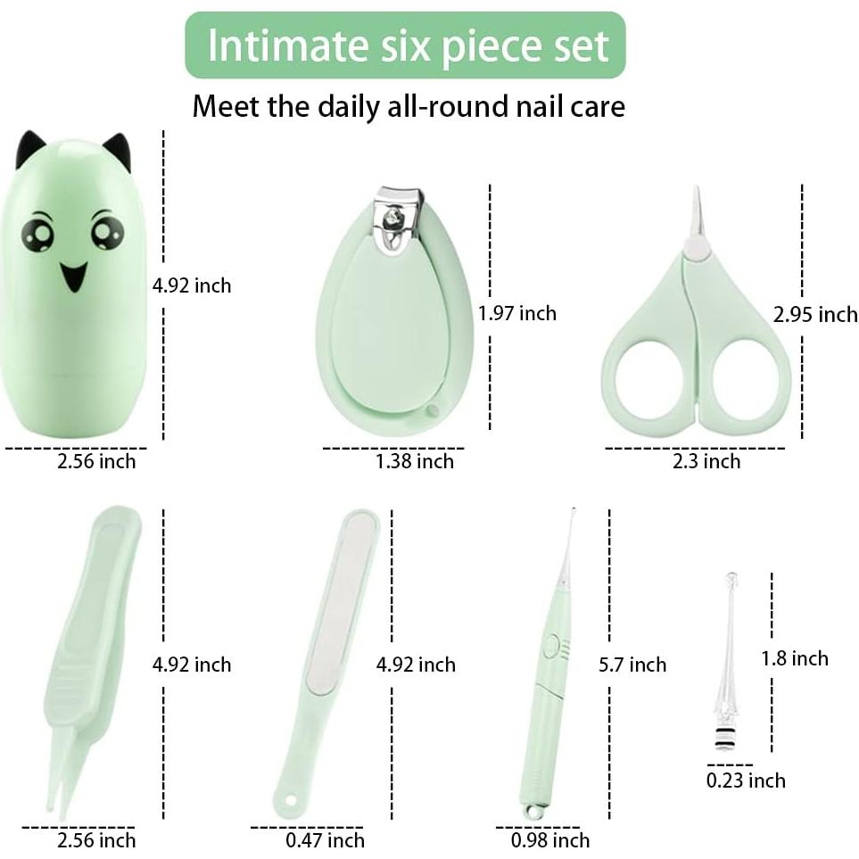 Kit de Uñas para Bebés 5 en 1 AeKahtay - Manicura Segura