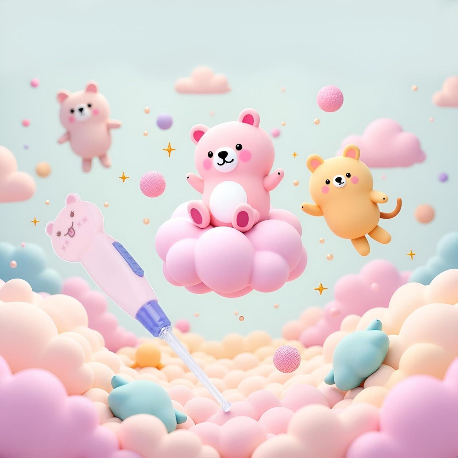 Limpiador de Oídos para Bebés WsjiaboFux con Luz LED