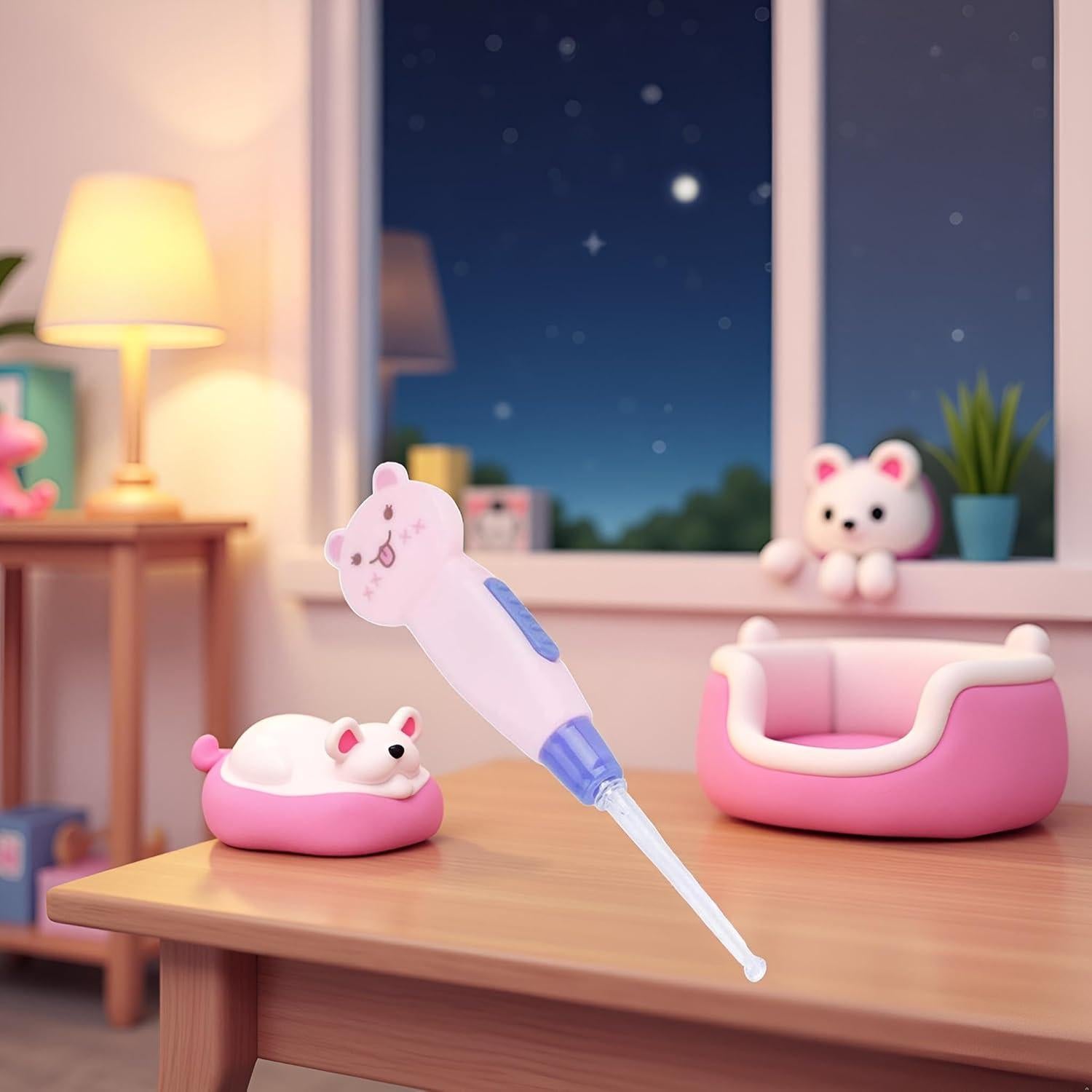 Limpiador de Oídos para Bebés WsjiaboFux con Luz LED