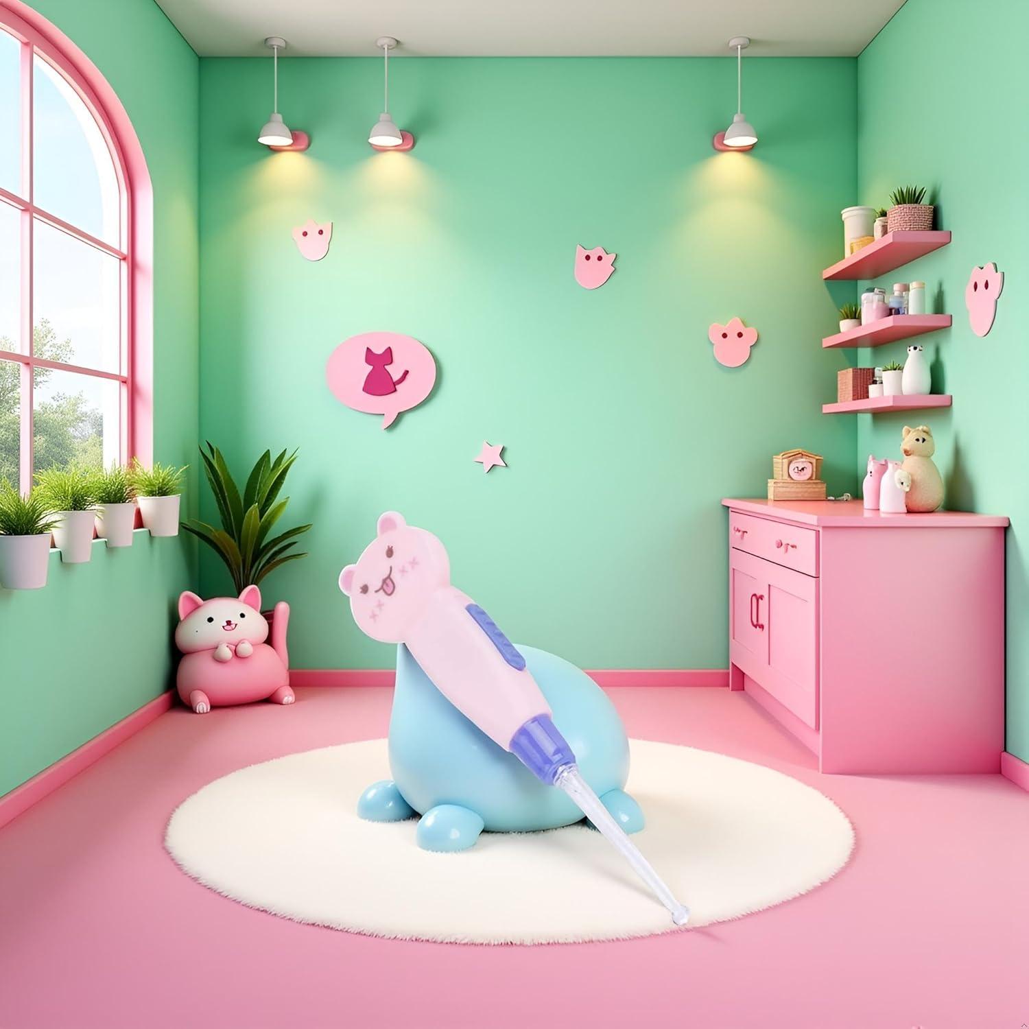 Limpiador de Oídos para Bebés WsjiaboFux con Luz LED