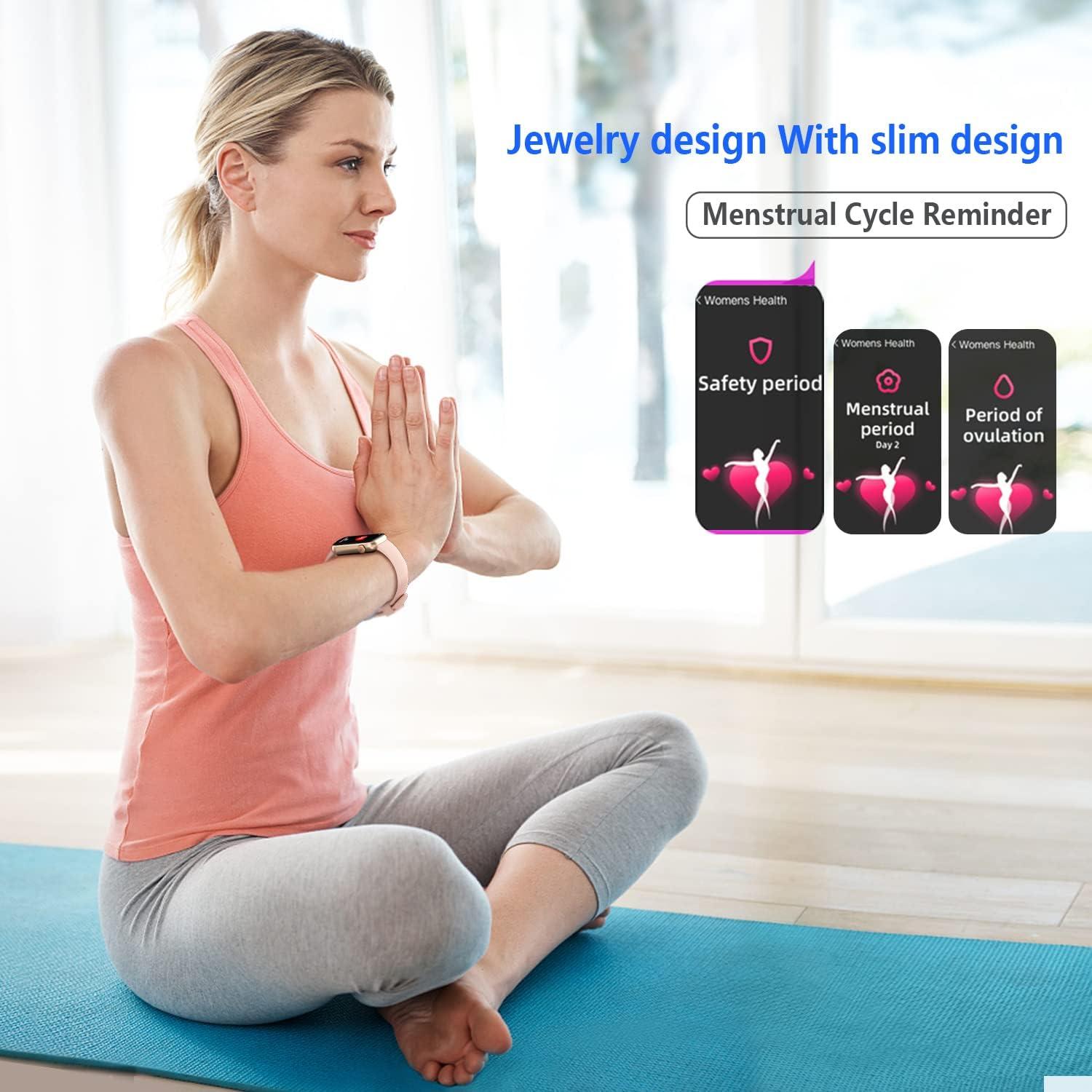 Rastreador de Fitness FITVII HM08 Rosa con Oxígeno y Sueño