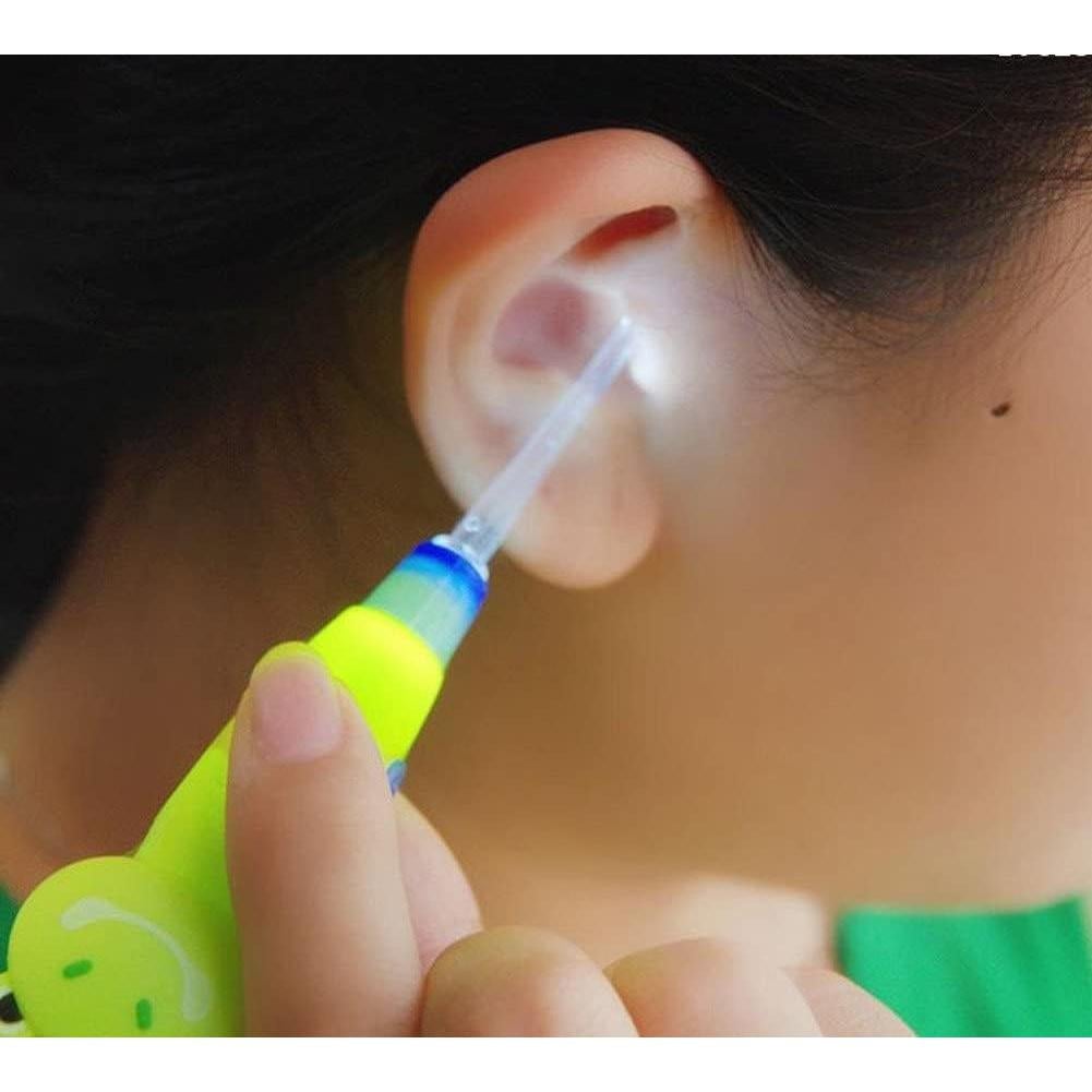 Herramienta de Extracción de Cerumen Clean Ear con Luz LED 3Pzas