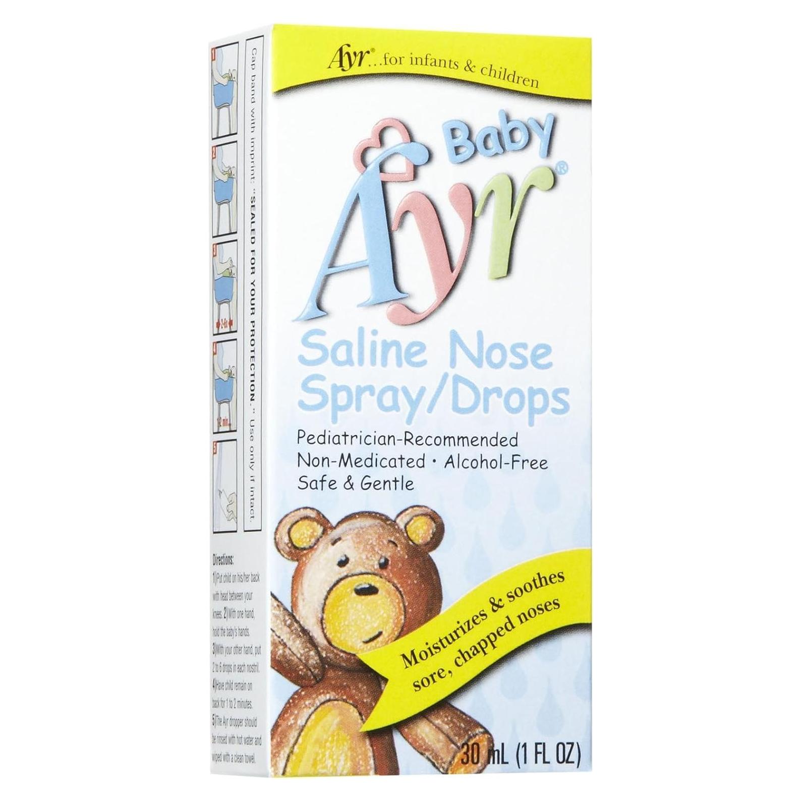 Spray Nasal Salino Ayr para Bebés 29.57 ml