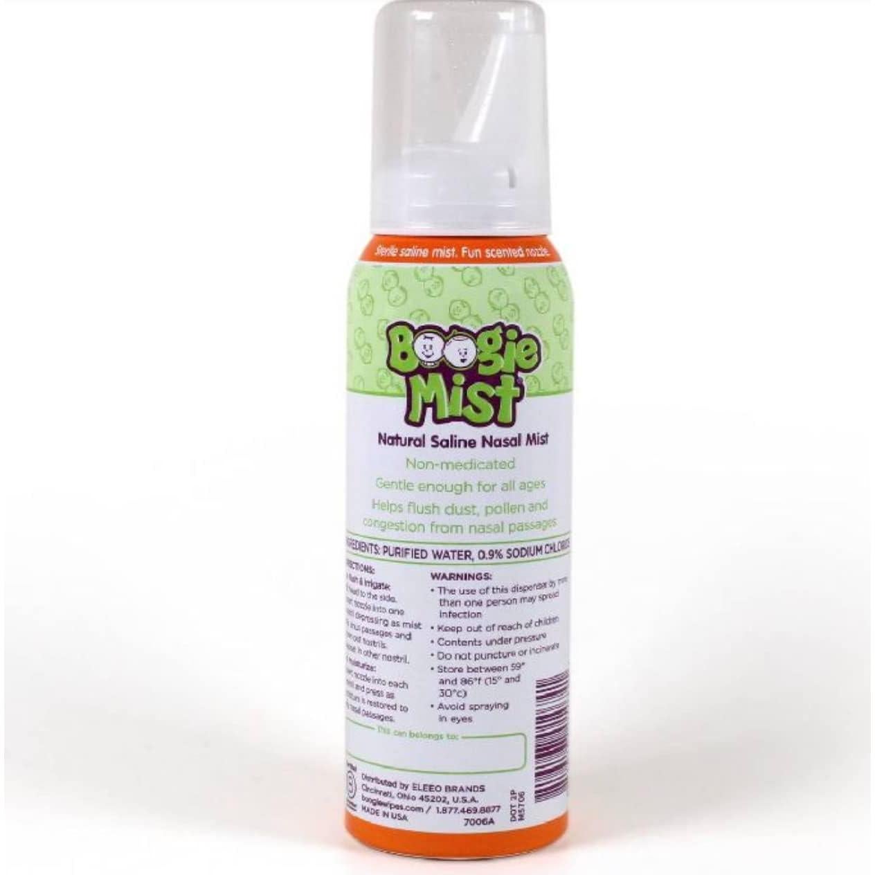 Spray Nasal Salino Boogie Baby 3 Paquetes de 90 ml Alivio Alergias
