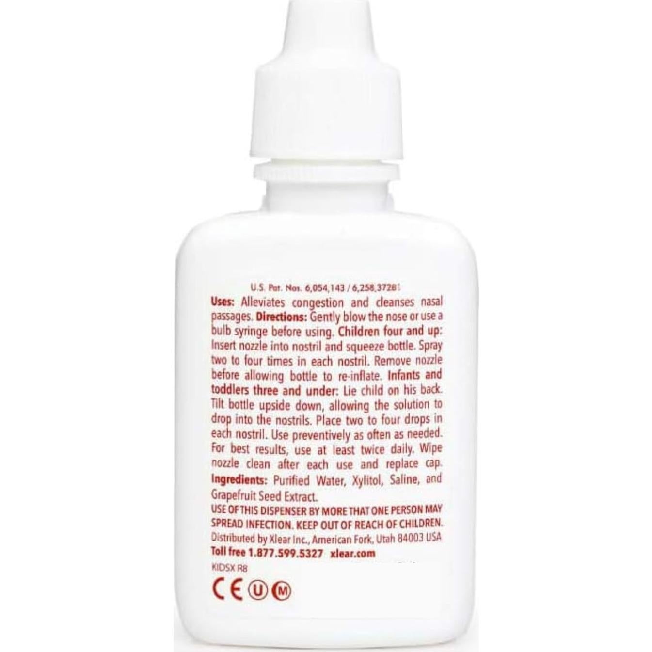 Spray Nasal Salino Natural Xlear para Niños 0.75 oz