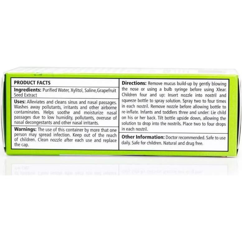 Spray Nasal Salino Natural Xlear para Niños 0.75 oz