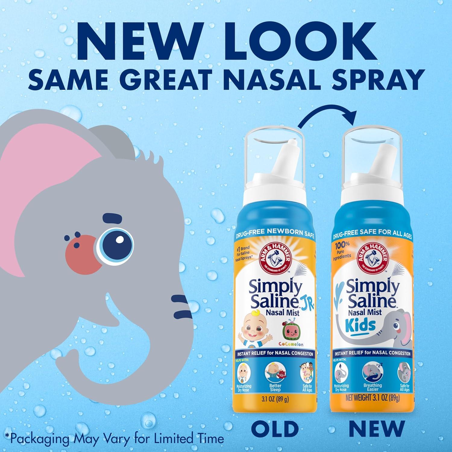 Spray Nasal Salino para Niños ARM & HAMMER Simply Saline 89 g
