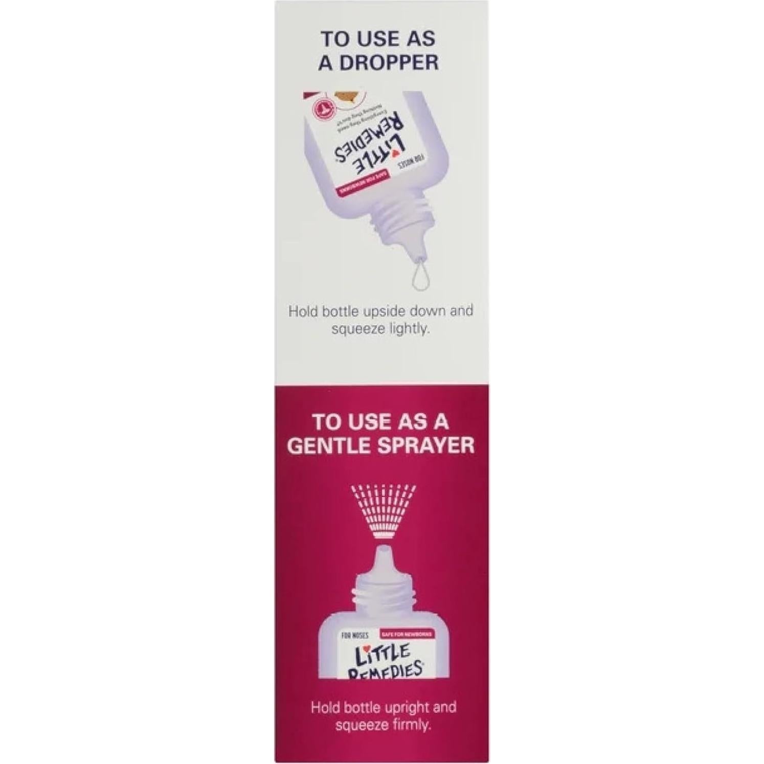 Gotas Salinas Little Remedies 29.57 ml para Narices