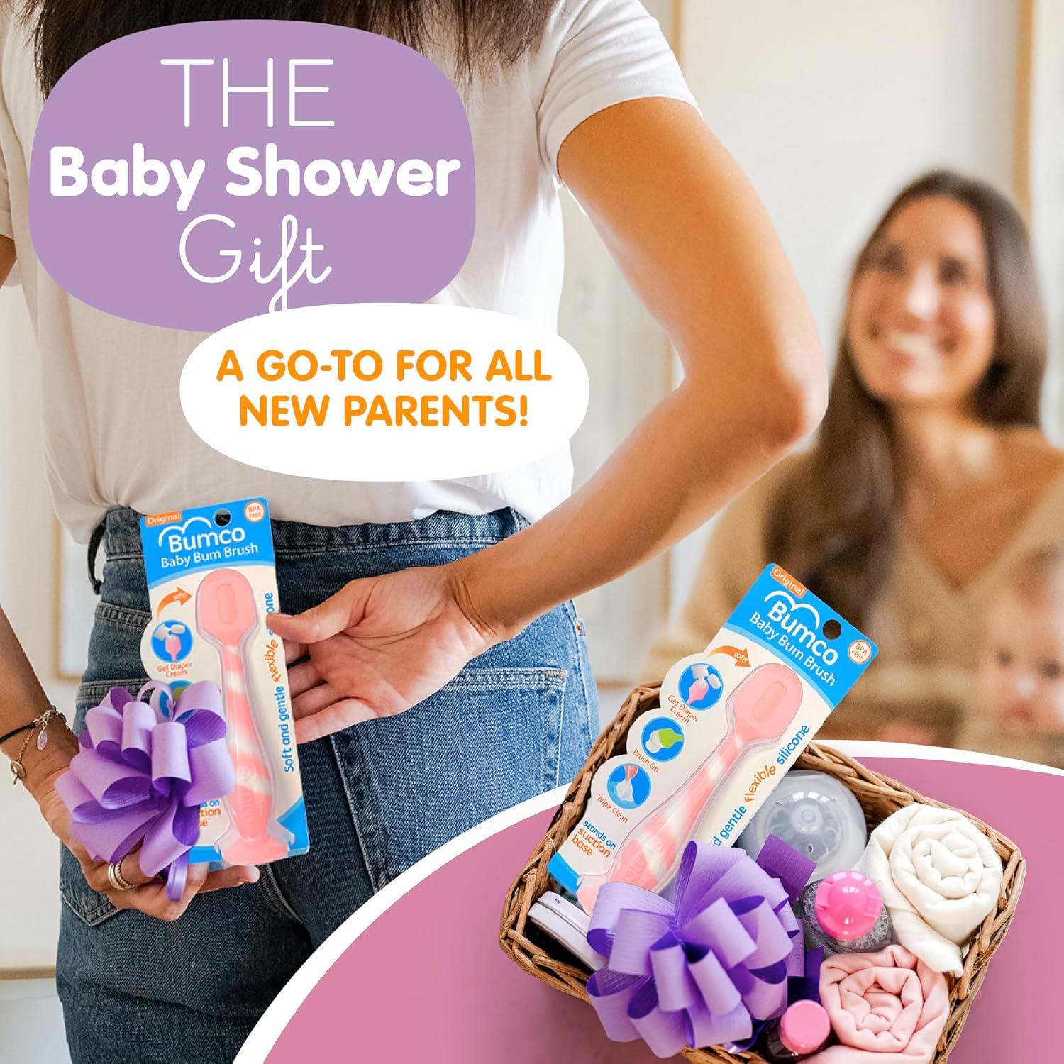 Espátula para Crema de Pañal Bumco - Silicona BPA Free Rosa