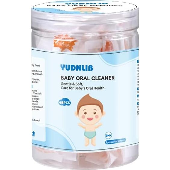 Limpiador Oral para Bebés YUDNLIB 48 Piezas Gasa Suave