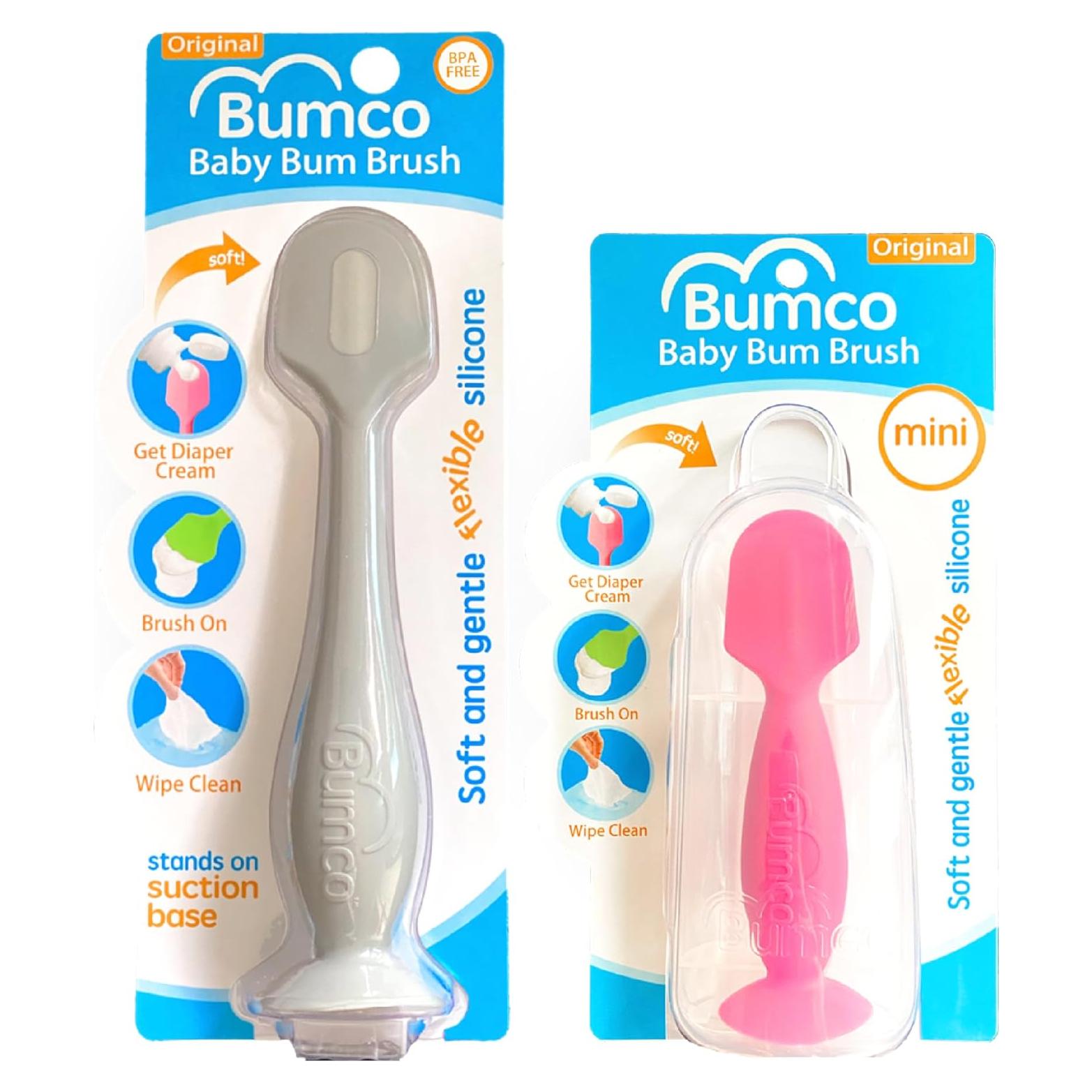 Bumco Baby Bum Brush - Espátula para Pañales + Mini Espátula