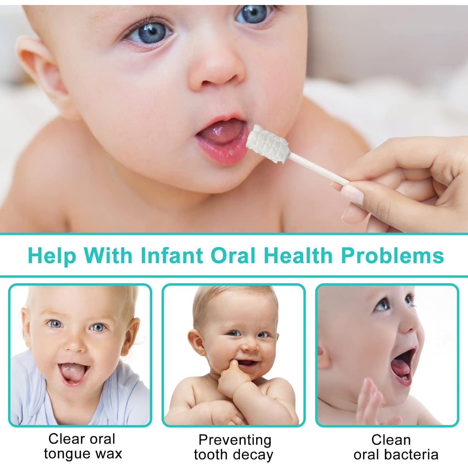 Limpiador de Lengua Desechable Bebés jjovce 100 Unidades