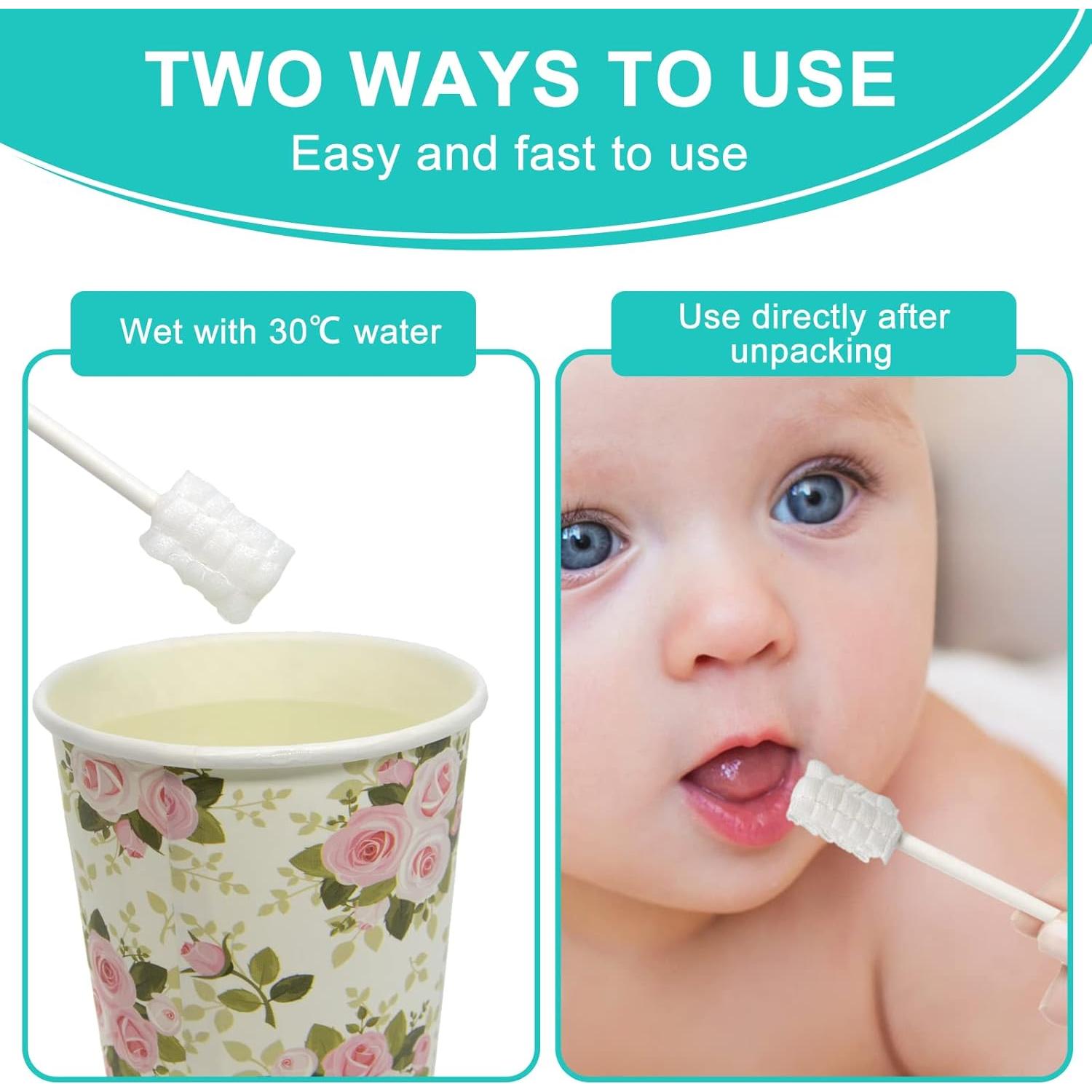 Limpiador de Lengua Desechable Bebés jjovce 100 Unidades